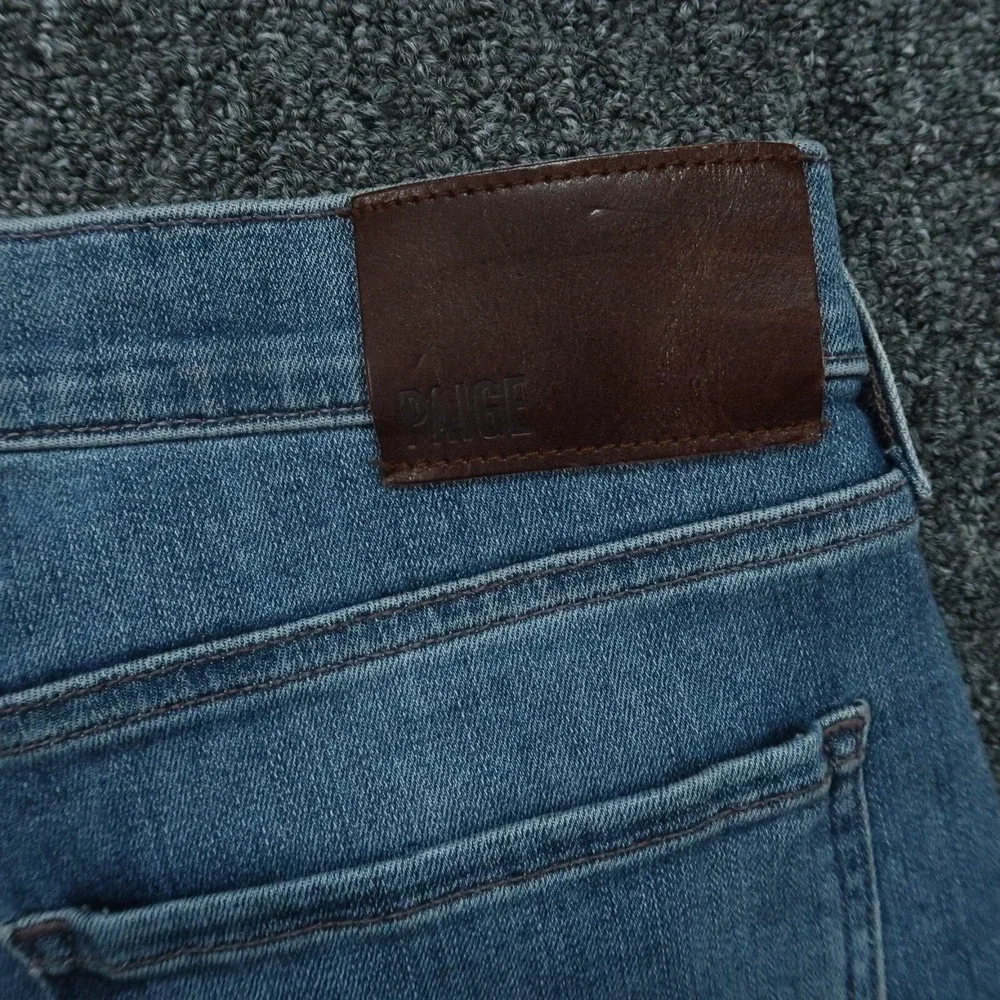 Paige Jeans Mens 30x34 Blue Federal 5 Pocket Straight Stretch Medium Wash NWT